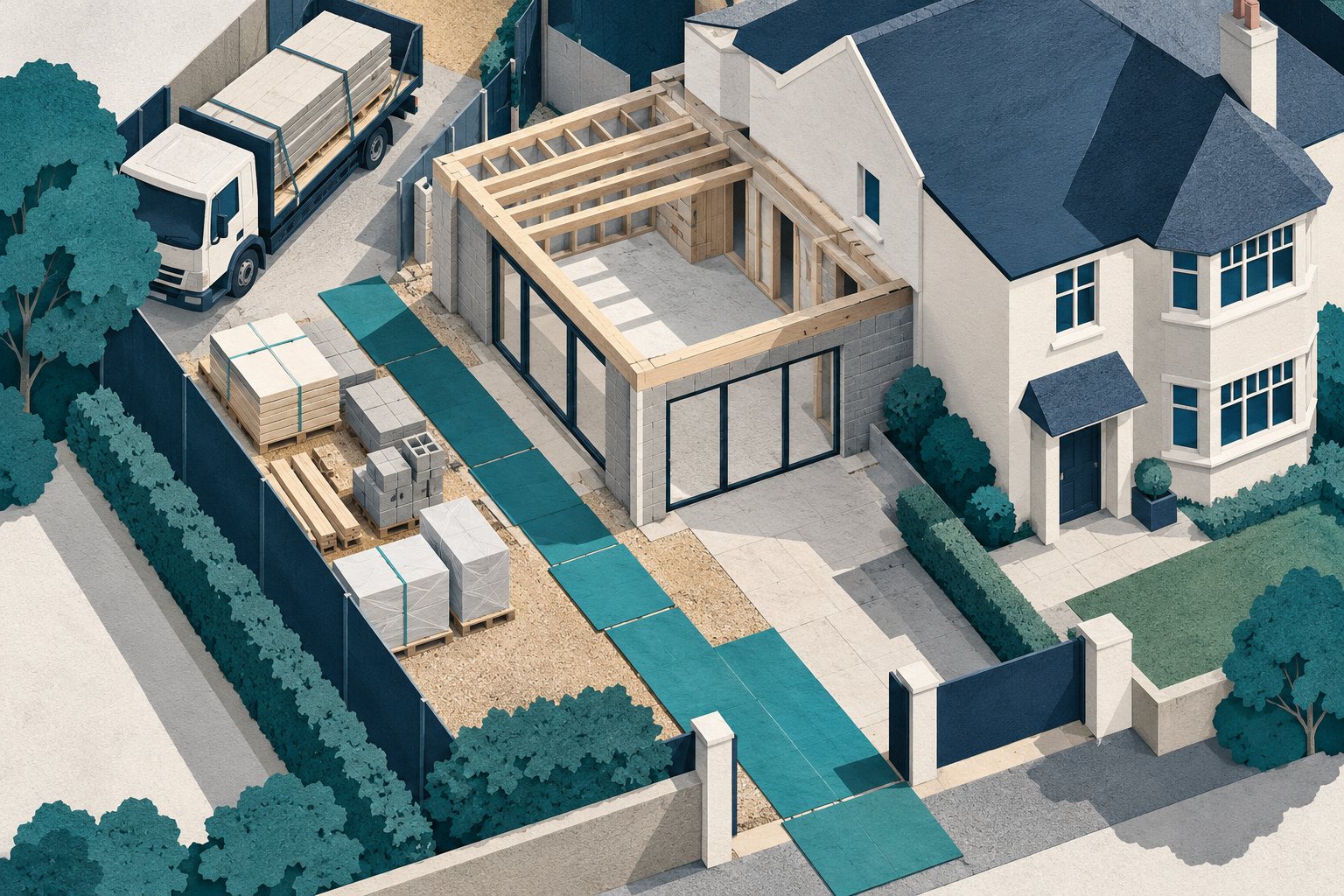 Planning site access for a home extension - LTG Development Consultants